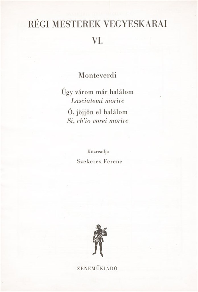 Old Masters' Mixed Choruses V6